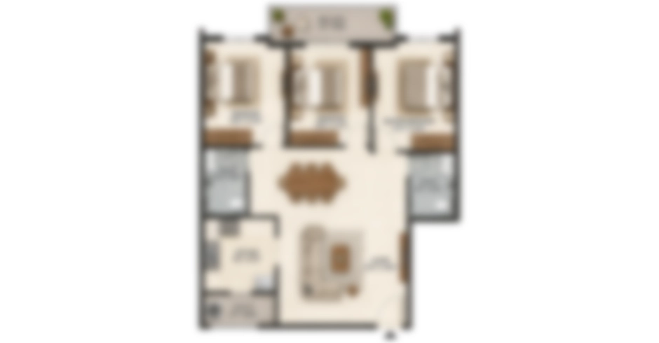 Swami Chhaya Dombivli 1 BHK Floor Plan